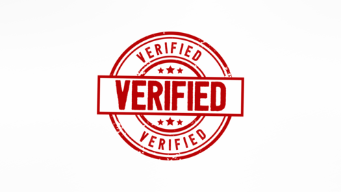 (4K) Circular Stamp Verified