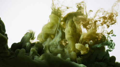 (4K) Dark Green Ink Underwater 1