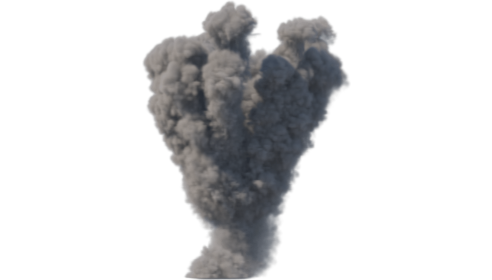 (4K) Dust Burst Explosion 4