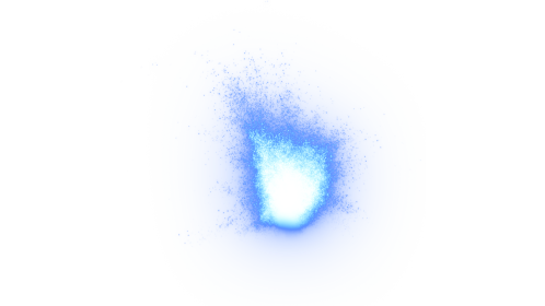 (4K) Exaggerated Spark Burst Blue