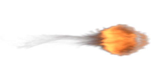 (4K) Flying Fireball 2