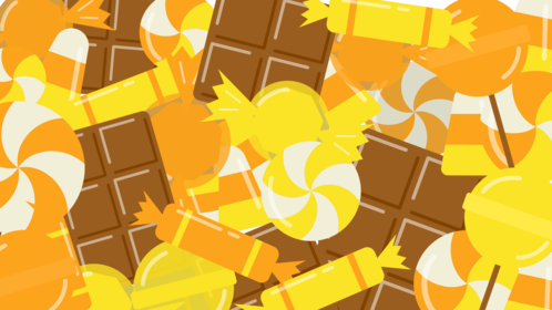 (4K) Halloween Candy Transition 1