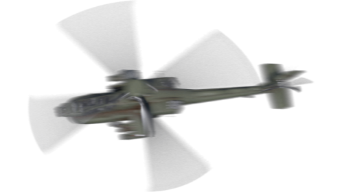 (4K) Helicopter Flying From Above