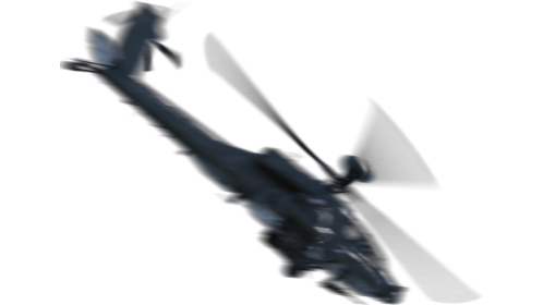 (4K) Helicopter Flying To Side