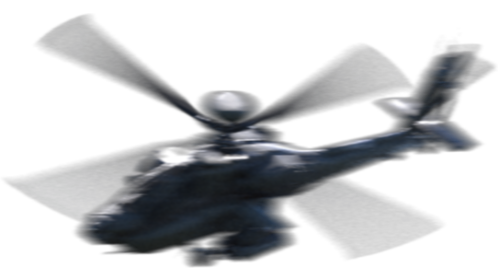 (4K) Helicopter Flying To Side