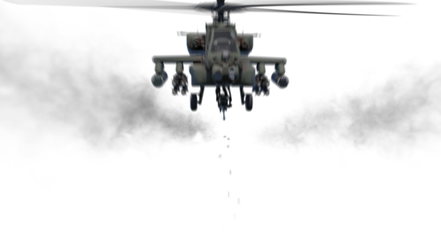 (4K) Helicopter Shoot At Camera
