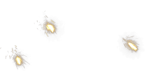 (4K) Large Spark Hit 6