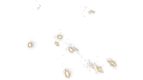 (4K) Large Spark Hit 7