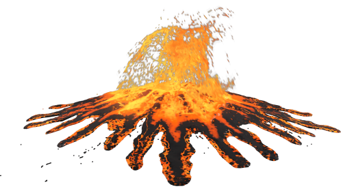 (4K) Lava Burst Large 1