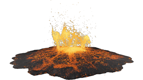 (4K) Lava Burst Large 3