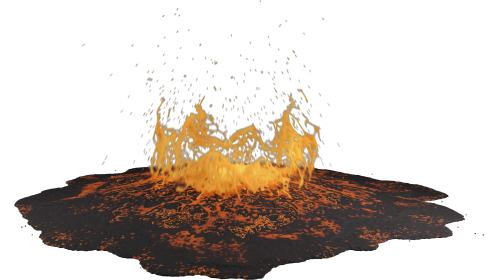 (4K) Lava Burst Large 4