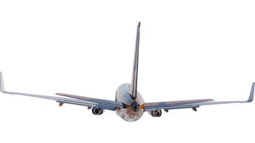 (4K) Looping Boeing 737 Behind