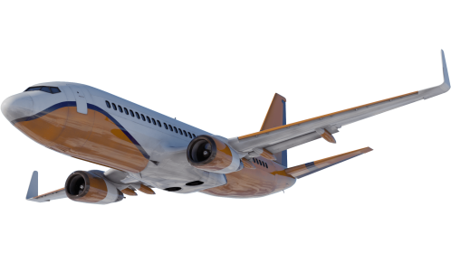 (4K) Looping Boeing 737 Below