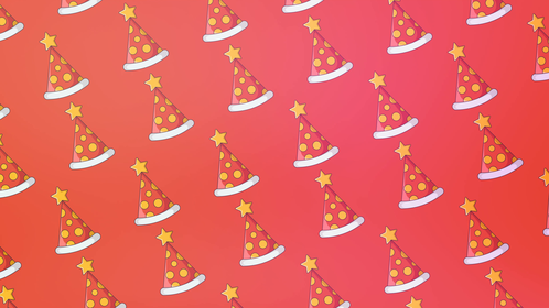 (4K) Looping Red Hat Background