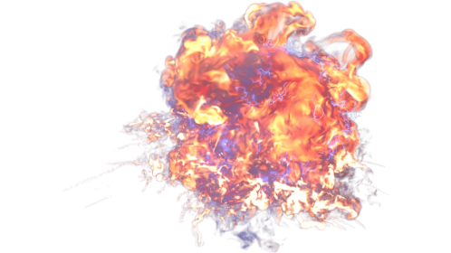 (4K) Overcharge Aerial Explosion 2