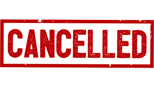 (4K) Rectangular Stamp Cancelled