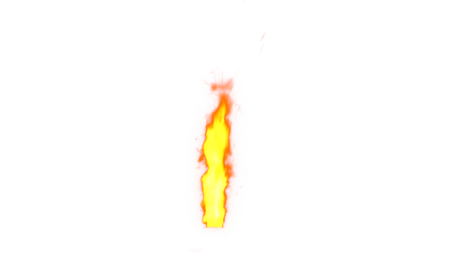 (4K) Tall Stuttering Flame 2