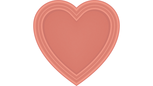 Heart Icon Sweet Pink