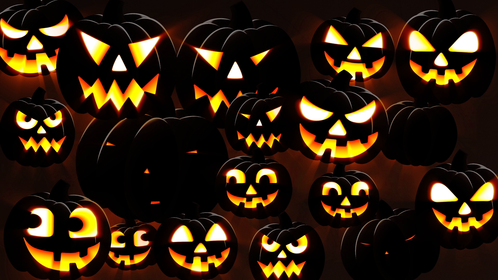 Halloween - Pumpkins Background