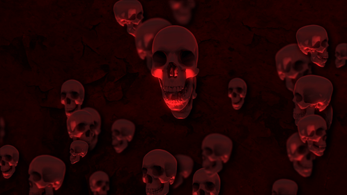 Halloween - Skulls Background