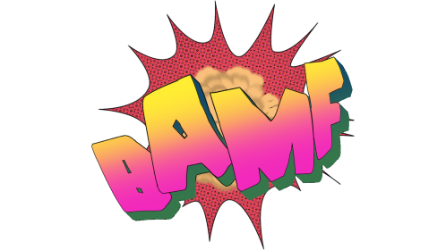 Comic Words Style 2 Bamf