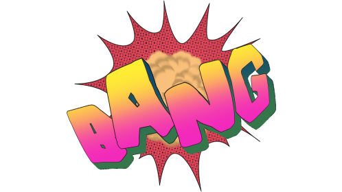 Comic Words Style 2 Bang