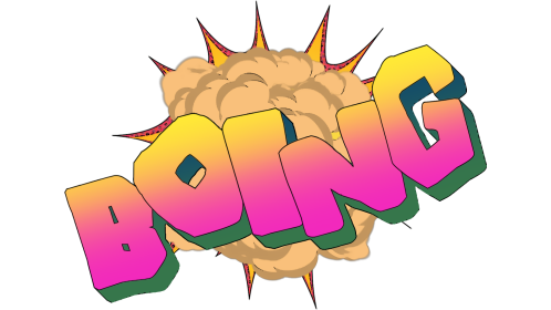 Comic Words Style 2 Boing