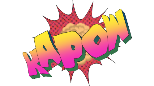 Comic Words Style 2 Kapow