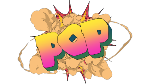 Comic Words Style 2 Pop