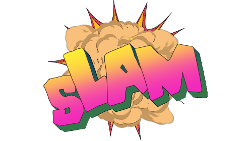 Comic Words Style 2 Slam