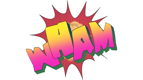 Comic Words Style 2 Wham