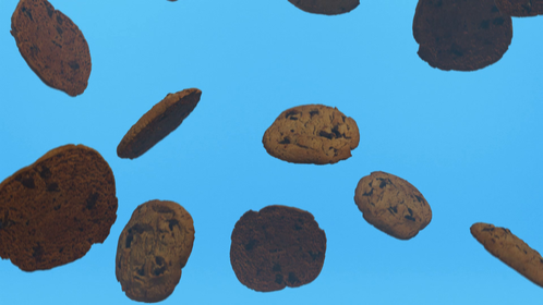 Cookie Background 1 Blue