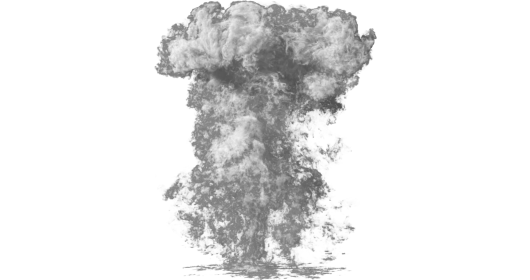 (4K) Dust Shockwave Column Side