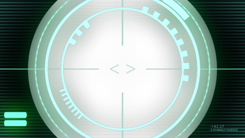 Futuristic Sniper HUD