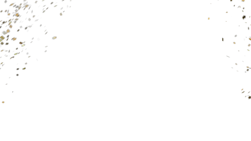 Gold Confetti Burst - Tight