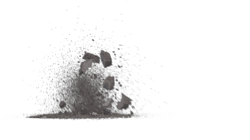Ground Debris Explosion 12