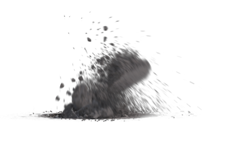 Ground Debris Explosion 8