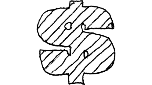 Hand Drawn Type Kit - Dollar Sign