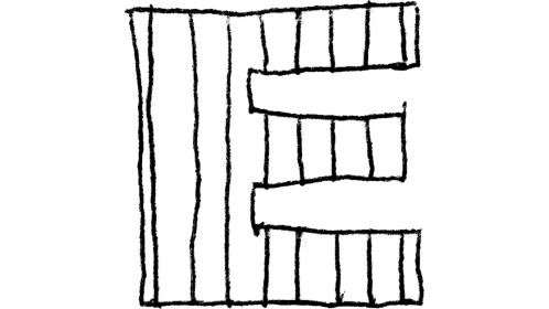 Hand Drawn Type Kit - E