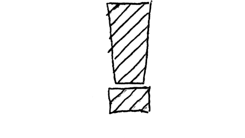 Hand Drawn Type Kit - Exclamation Mark