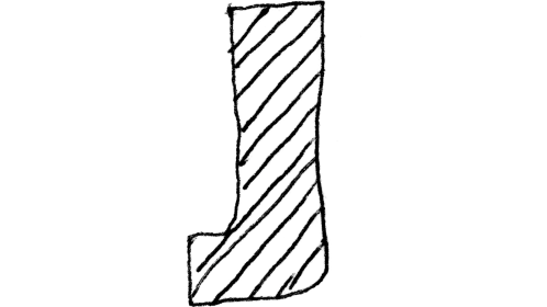 Hand Drawn Type Kit - J