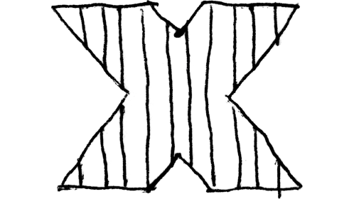 Hand Drawn Type Kit - X