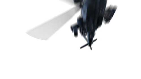 (4K) Helicopter Intense Flyby 4