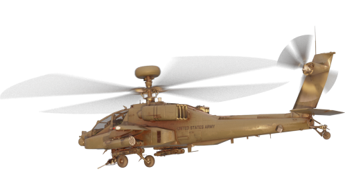 Helicopter Sunset Pan Into View