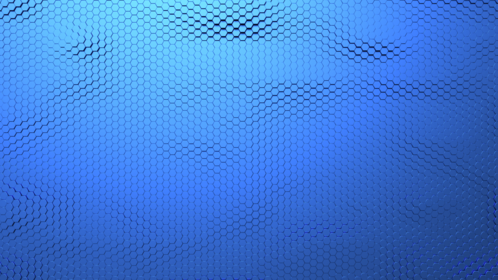 Front Looping Blue Hexagons 1