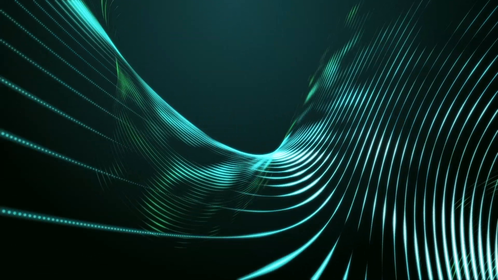 Looping Green Swirls