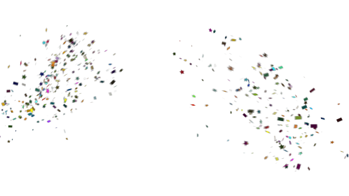 Mixed Confetti Burst - Mid