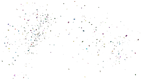 Mixed Confetti Burst Wide
