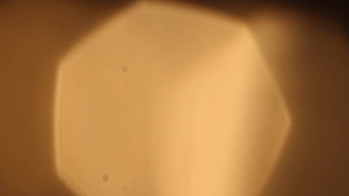 Orange Bokeh Hexagons 3