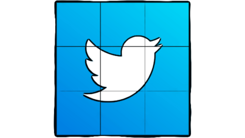 Twitter Puzzle Cube Icon